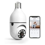 Mini Wifi Camera 5G HD 1080P LED Light 360 Wireless Panoramic Home Security