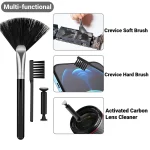 18 in 1 Computer Keyboard Cleaner Kit Phone Tablet Camera Screen Cleaning Tools Earphone Clean Brush Keycap Puller Phone Holder