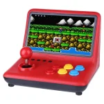 Powkiddy-Joystick Arcade Simulator Video Game Console for Kids, A7 Architecture, Quad-Core CPU, 9" Screen, A12