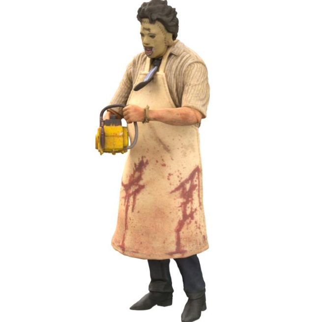 Leatherface-Texas Chainsaw Massacre Action Figure, 40th Anniversary, Movie Characters, Horror Model Doll, Collectible Toy, Gift