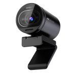 Webcam with 2 Noise Reduction Microphones, USB Streaming, 1080P, 60FPS, 4K, Webcam color black