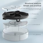 USB Rechargeable Automatic Pest Catcher, Safe Flytrap, Removable Insect, Household Flytrap, Home Kitchen