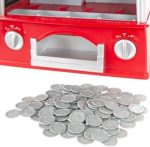 Coin Pusher Miniature Arcade Game - Replica Classic Penny & Dime Dozer Table or Bar Top Prize Vending Machine for Kids and Adults