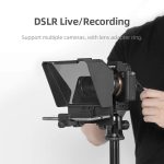 Pronstoor Telephone and DSLR Recording Mini Teleprompter Inscriber Portable Mobile Teleprompter Video Artifact With Black
