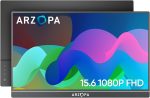 ARZOPA-Portable Monitor, Monitors for Laptop, Mac, Switch, Xbox, Phone, PS4, PC, USB C, HDMI