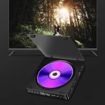 Woopker-Portable DVD Player, KC-708, HD, 1080P, CD, VCD, Hifi, Stereo, Video Player, Work for TV Projector