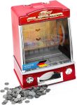 Coin Pusher Miniature Arcade Game - Replica Classic Penny & Dime Dozer Table or Bar Top Prize Vending Machine for Kids and Adults