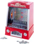 Coin Pusher Miniature Arcade Game - Replica Classic Penny & Dime Dozer Table or Bar Top Prize Vending Machine for Kids and Adults