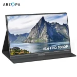 ARZOPA-Portable Monitor, Monitors for Laptop, Mac, Switch, Xbox, Phone, PS4, PC, USB C, HDMI