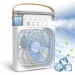 Portable Air Conditioner with LED Night Lights, 3 in 1 Fan, Small Air Cooler, Humidifier, Home