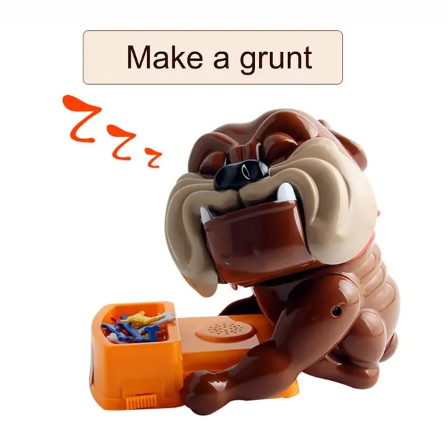 Chew Bone Action Games for Kids, Interactive Toys, Bad Dog, Biting, Waking Dog, Parents, Party, Family Game, Humor, Tricky, Christmas Gift