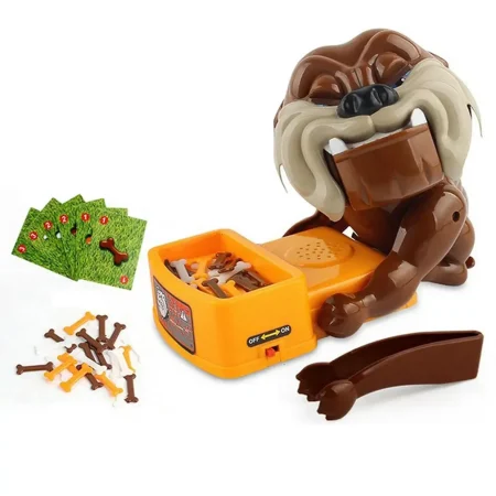 Chew Bone Action Games for Kids, Interactive Toys, Bad Dog, Biting, Waking Dog, Parents, Party, Family Game, Humor, Tricky, Christmas Gift