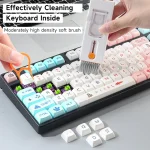Computer Cleaning Kit, Earphone Bluetooth Cleaner Pen Keyborad Camera Brush, Sim Card Ejector, Keycap Puller, Phone Holder, 11 in 1