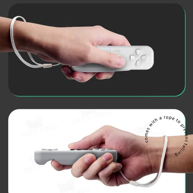 DATA FROG - Retro Somatosensory Console, Wireless TV Dendy, Video Game Stick, Built in 1000 NES, Game