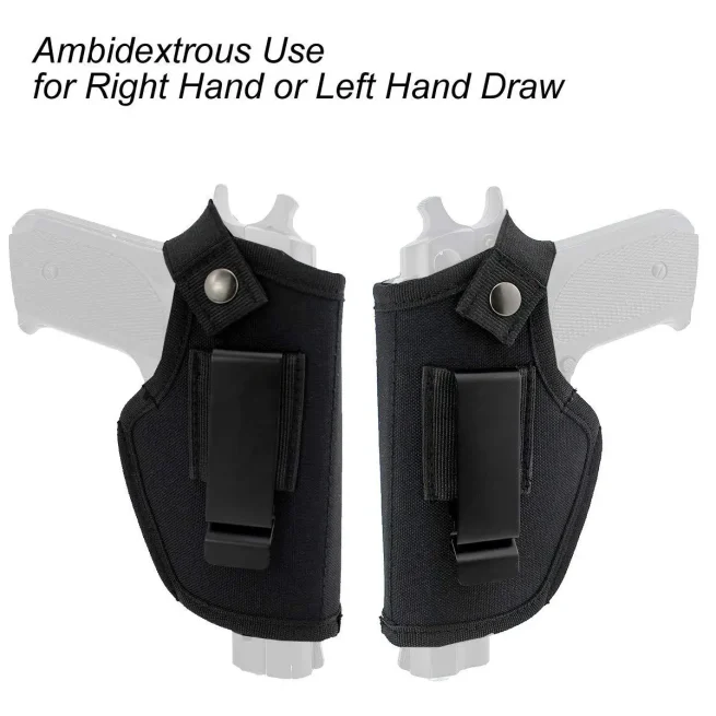 Tactical Gun Holsters Airsoft Right/Left Hand Universal Holsters IWB/OWB 9mm Concealed Carry Holster Fits Glock 23/26/27/42 M&P