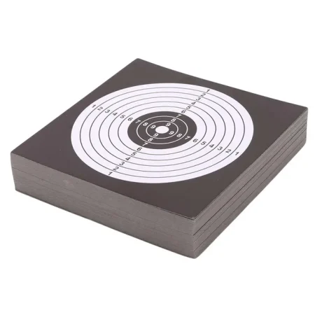 Paper Target Box for Air Gun Shooting, Target Case, Archery Holder, Metal Box, Bow, Arrow, 100 Sheet, 14x14cm