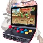2021 New Classic Retro Arcade Machine 12-inch Handheld Game Console 1000 in 1 Support HD Multiplayer Games Children's Gift