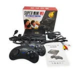 Super MINI 16 bit Video Game Console Built in 208 Classic Game Home Retro Game Console Wired Gamepad For MD208 Game