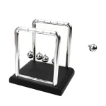 Metal Pendulum Ball for Table Decor, Physical Science Pendulum, Newton's Cradle, Steel Scale