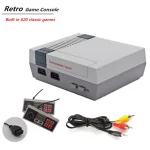 Mini TV Handheld Video Game Console, Retro Gaming Player, 8 Bit, HD Output, 700 Games for NES, Wired Controller