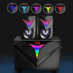 REDRAGON - Heavy Duty Speakers, Computer Soundbar, PC Speakers, Stereo Surround Music, RGB 2.1