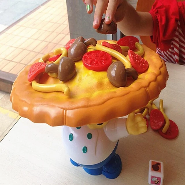Balance Pizza Board Game for Kids, Desktop Toys, Party Balancing Table Game, Funny Simulation, Family and Friends, Child