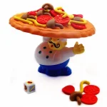 Balance Pizza Board Game for Kids, Desktop Toys, Party Balancing Table Game, Funny Simulation, Family and Friends, Child