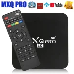 New Smart TV Box MXQ-PRO 4K HD Android 10.0 Smart TV Box 2.4/5G Dual-WIFI 3D Video Media Player TV Box