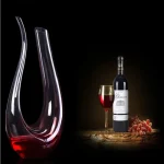 Handmade Crystal Pourer for Family Bar, Big Decanter, Red Wine, Brandy Champagne Glasses, Bottle Pitcher, Aerator, 1500ml