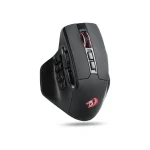 Redragon-M811 Pro Wireless Gaming Mouse, 15 Programmable Buttons, RGB Gamer Mouse, Macro Keys color black
