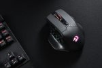 Redragon-M811 Pro Wireless Gaming Mouse, 15 Programmable Buttons, RGB Gamer Mouse, Macro Keys color black