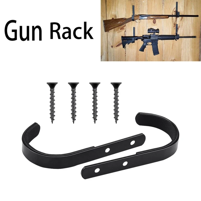 Wall Mount Gun Rack for Shotgun Rifles Gun Storage Hangers for Any Shotgun Rifles