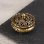 Buddhist Utensils Incense Burner, Lotus Censer, Sandalwood Alloy, Home Furniture, Office Decoration