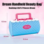 Kids Washable Cosmetic Set Beauty Toys Princess Makeup Kit Royal Mirror Non-toxic and Safe