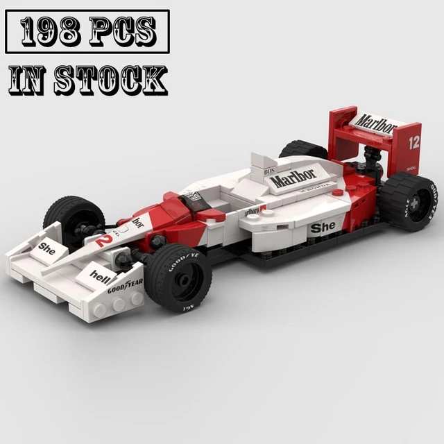 Formula 1 Race Car Model Building Kit, MOC-59664, F1, MP4, 4 Team Stake, MOC-59664, Creators Block Bricks, Toys for Children, Birthday Gifts, New