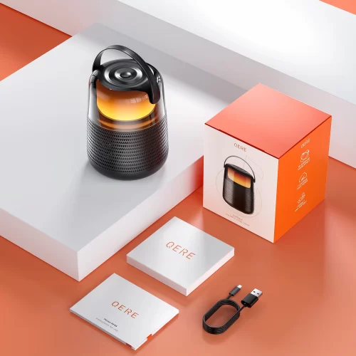 QERE HF55 Portable Bluetooth Speaker 20W Audio HIFI Wireless Speaker IPX5 Waterproof Multiple Connection Modes HIFI