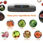 SaengQ-Food Vacuum Sealer Packaging Machine, Free 10Pcs Vacuum Bags, Household Vacuum Sealing