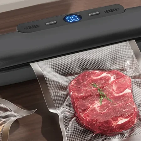 SaengQ-Food Vacuum Sealer Packaging Machine, Free 10Pcs Vacuum Bags, Household Vacuum Sealing