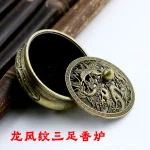 Buddhist Utensils Incense Burner, Lotus Censer, Sandalwood Alloy, Home Furniture, Office Decoration