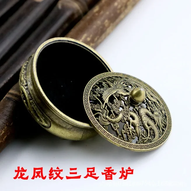 Buddhist Utensils Incense Burner, Lotus Censer, Sandalwood Alloy, Home Furniture, Office Decoration