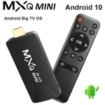 MXQMini-Smart TV Stick, Android 10, Quad Core, 4K, HD, Play Store, 2.4G, Wi-Fi, Media Player, Top Box, H.265