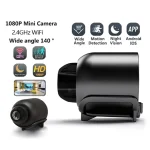 Mini WiFi IR Camera with Night Vision, Motion Detection, Wide Angle, IP Cameras, Home Security Camcorders, HD 1080P, 2.4G