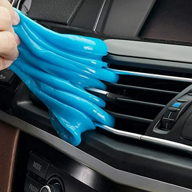 Car Air Vents Cleaning Gel, Dashboard Cracks, Keyboard Calculator, Dirt, Reusable, Sludge