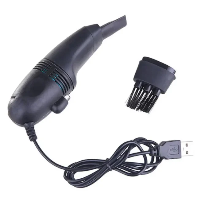 Mini USB Vacuum Cleaner Keyboard Brush Laptop Shell Cleaner Dust Brush Portable USB Vacuum Cleaner Computer Cleaning Tool