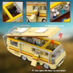 Bad RV Building Kit for Kids and Adults, Creative Van House Camper, Building Blocks Set, DIY Toy, Break, 360Pcs