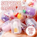 Popular Random Capsule Toys for Children, Egg Twisting Machine, Cap of a Pen Figure, Mini Toys Gift, 10Pcs
