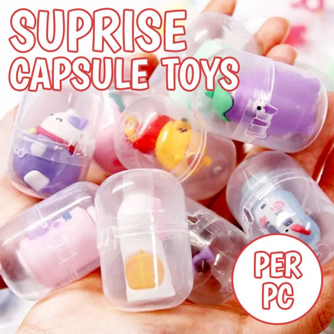 Popular Random Capsule Toys for Children, Egg Twisting Machine, Cap of a Pen Figure, Mini Toys Gift, 10Pcs