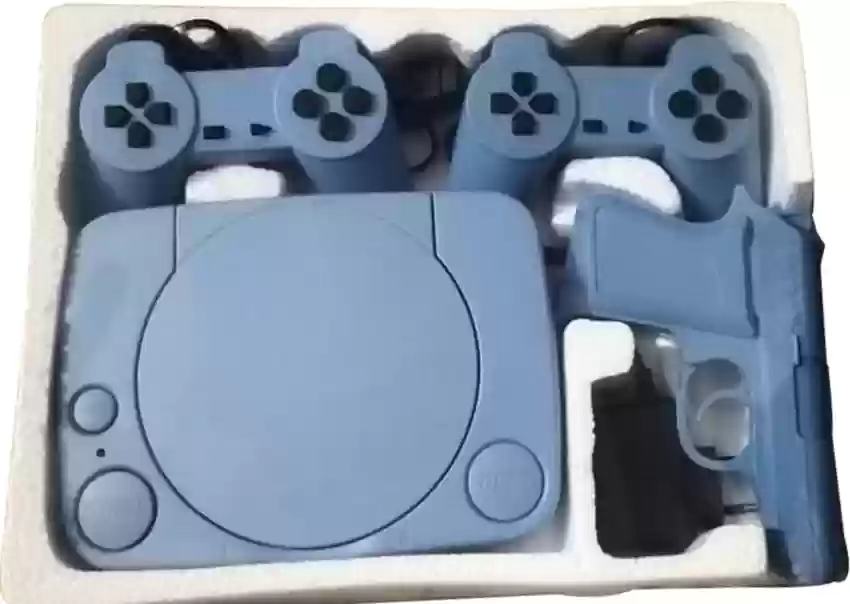 Classic Polystation TV game console, nostalgic card type, PS1, 8 bits