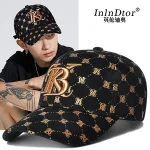 2023 Korean Style Couple Girls' Printed Embroidery Baseball Cap Outdoor Party Four Seasons Men's Cap