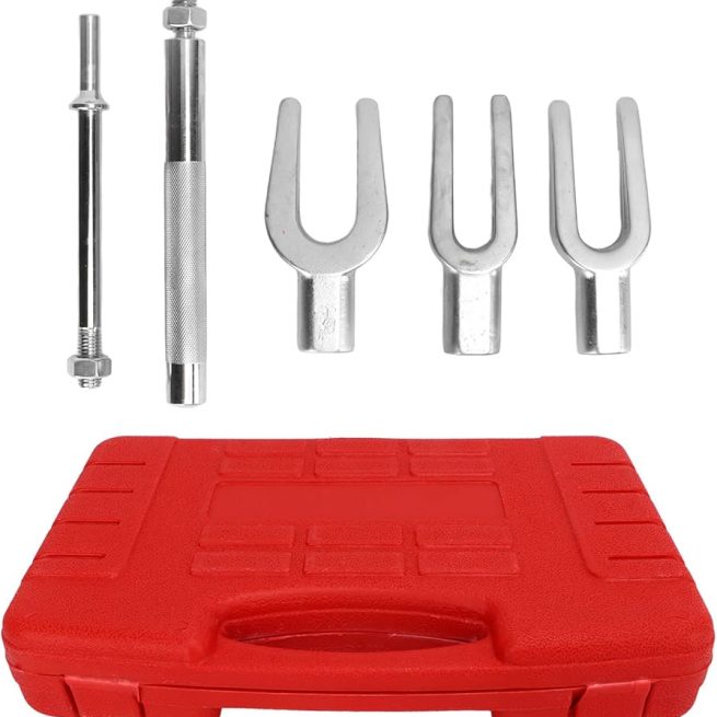 Universal Ball Joint Separator Set, Car Tie Rod, Automotive Pitman Arm and Ball Joint Remover, Tool Kit, 5 pcs